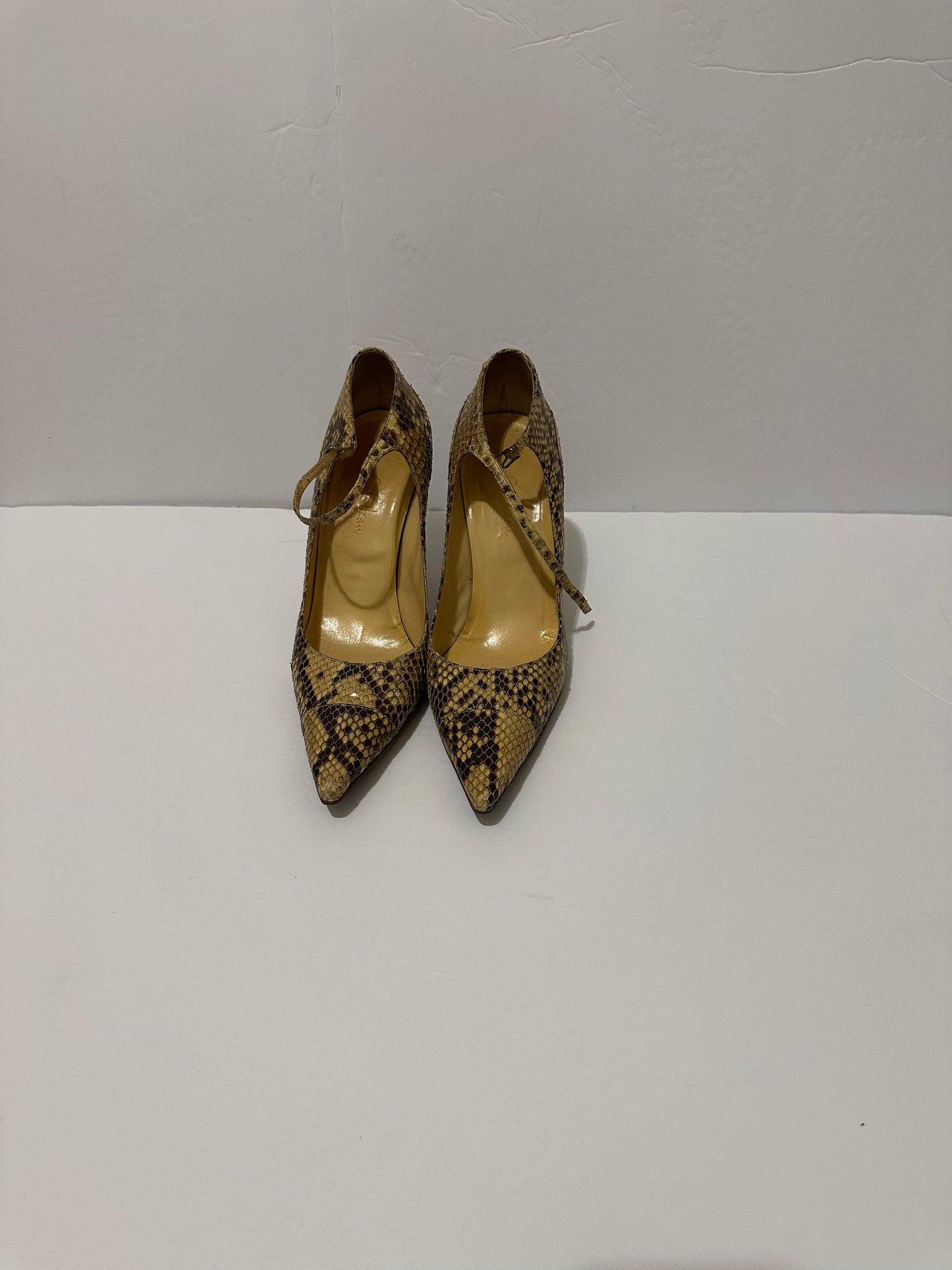 COLE HAAN SNAKE PUMPS