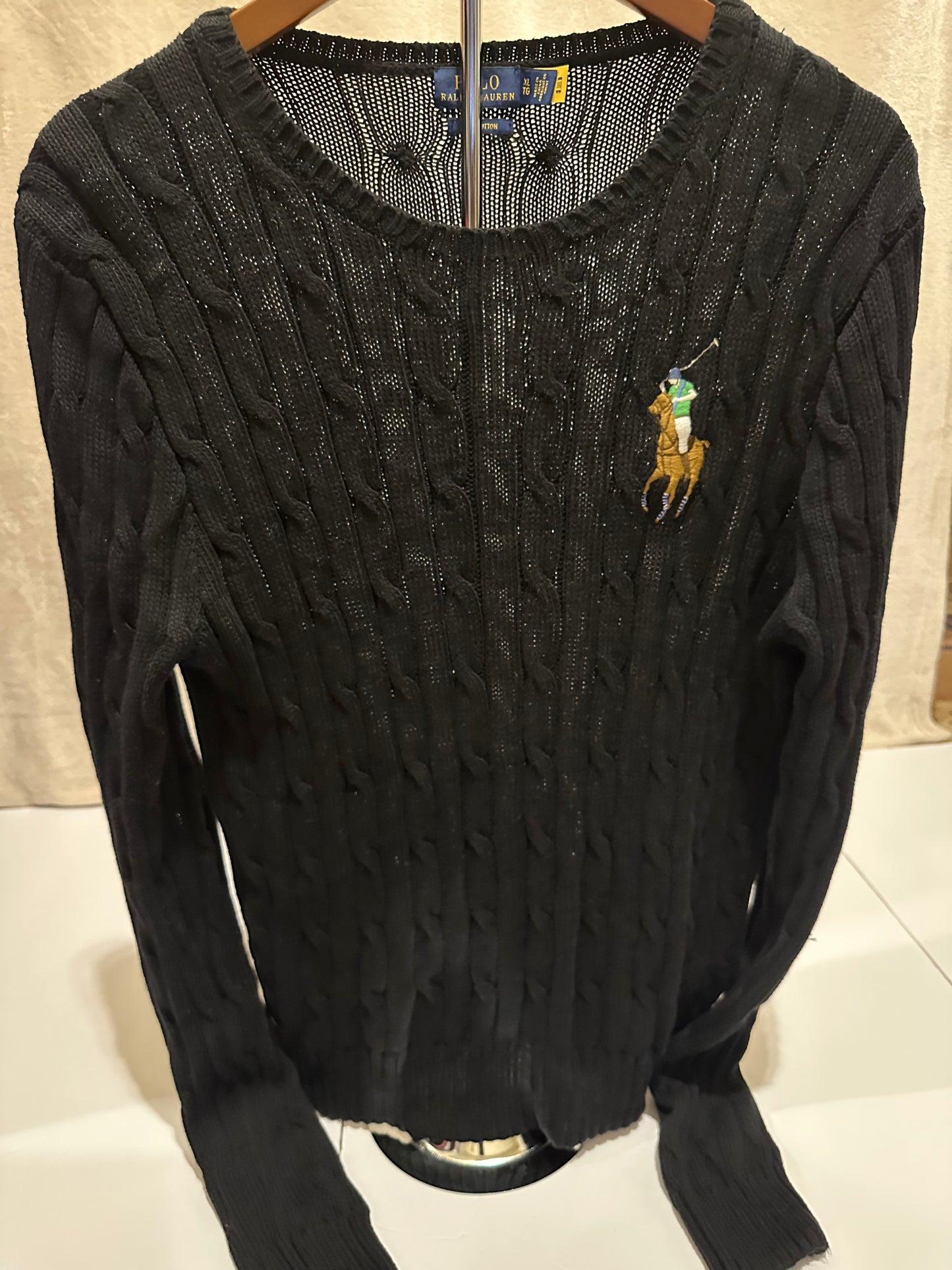 Ladies Ralph Lauren Big Pony Sweater