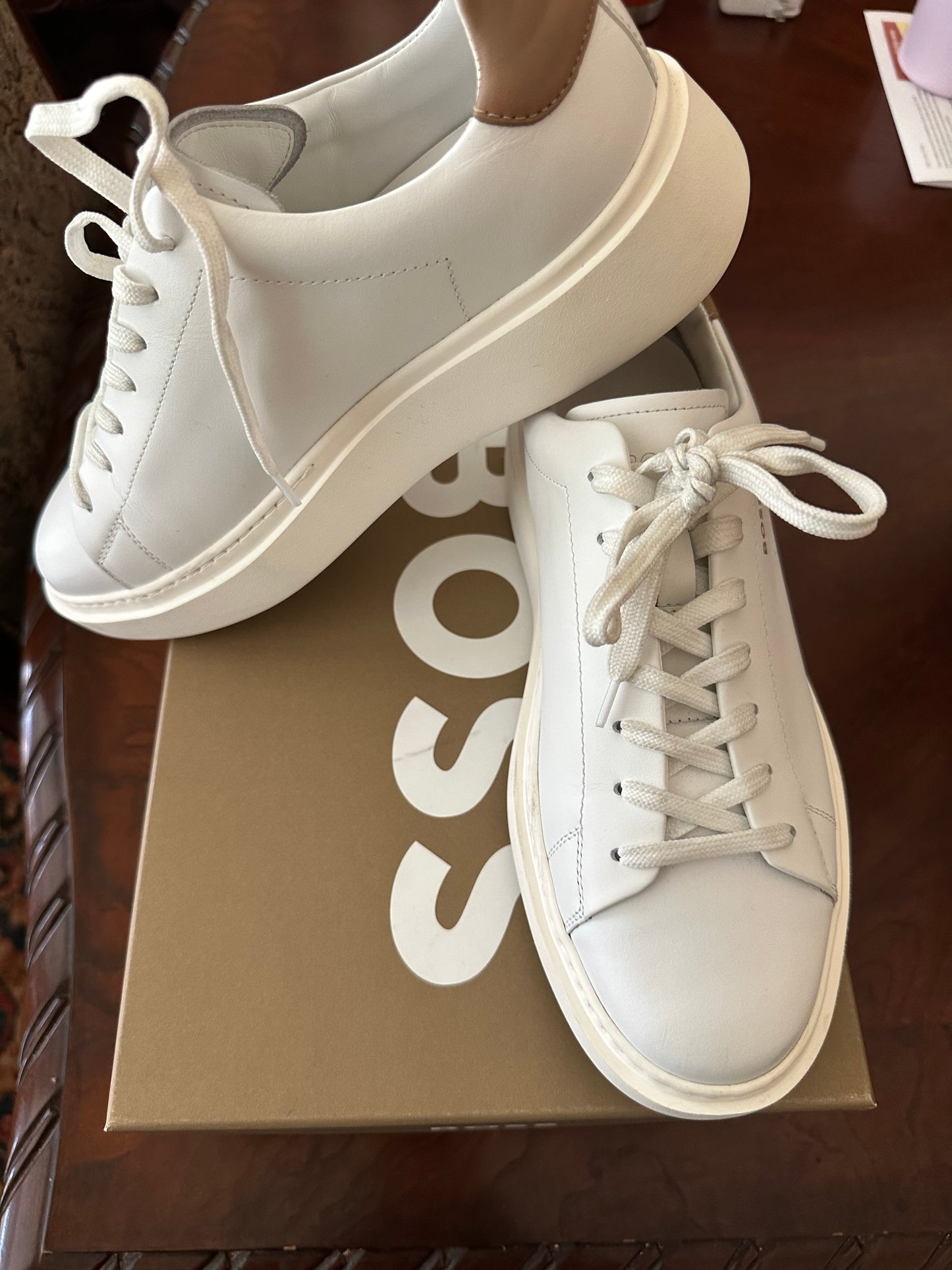 Hugo Boss Women Leather Sneakers