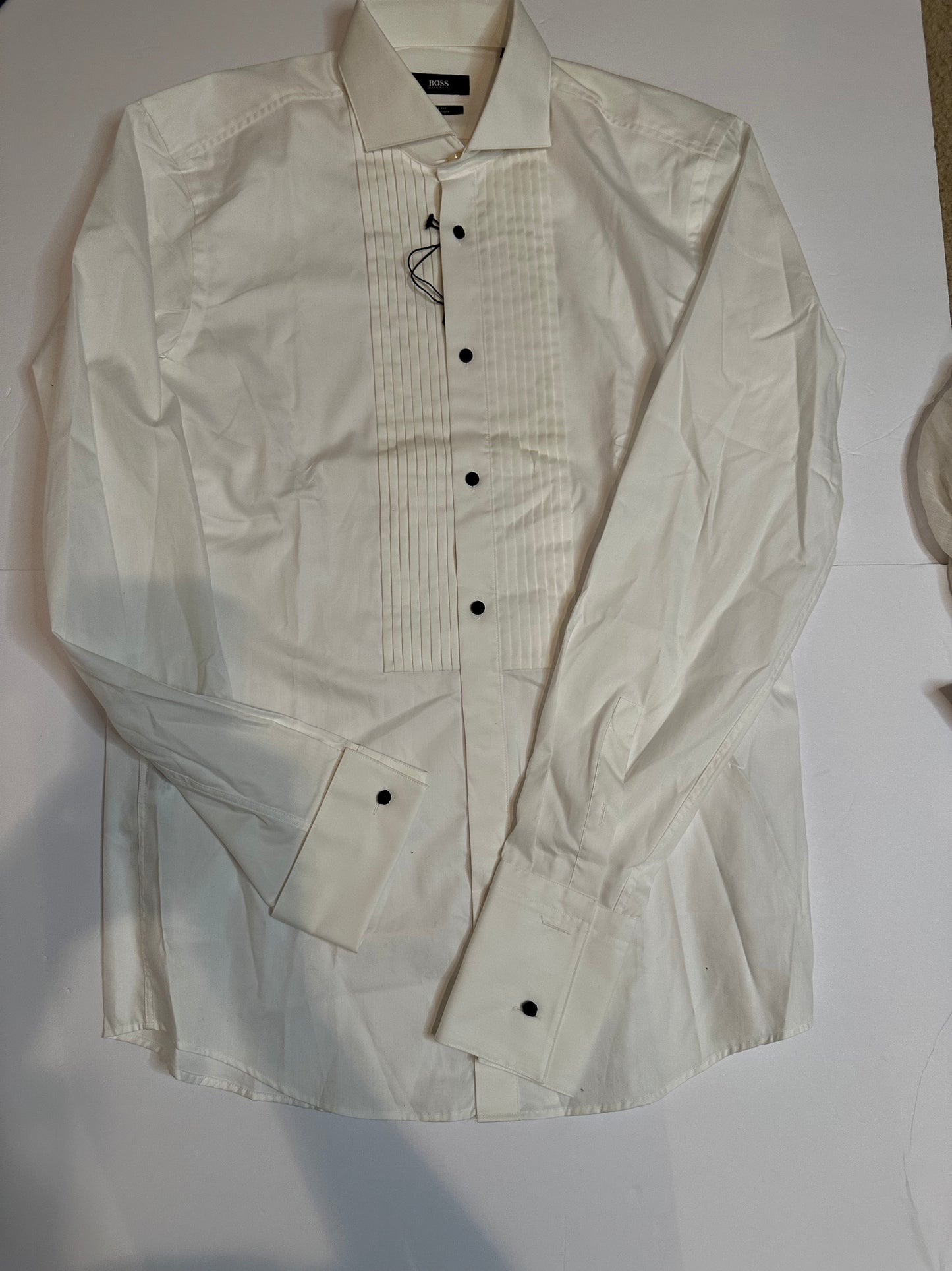 Hugo Boss French Cuff Tuxedo Shirt