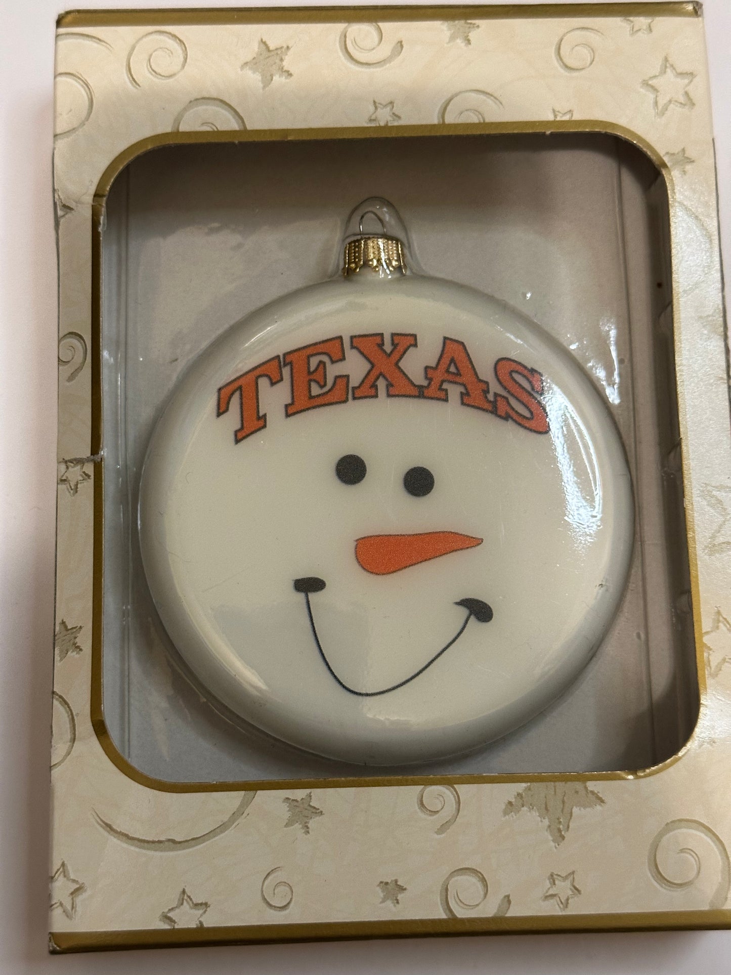 Texas Longhorn Christmas Ornament