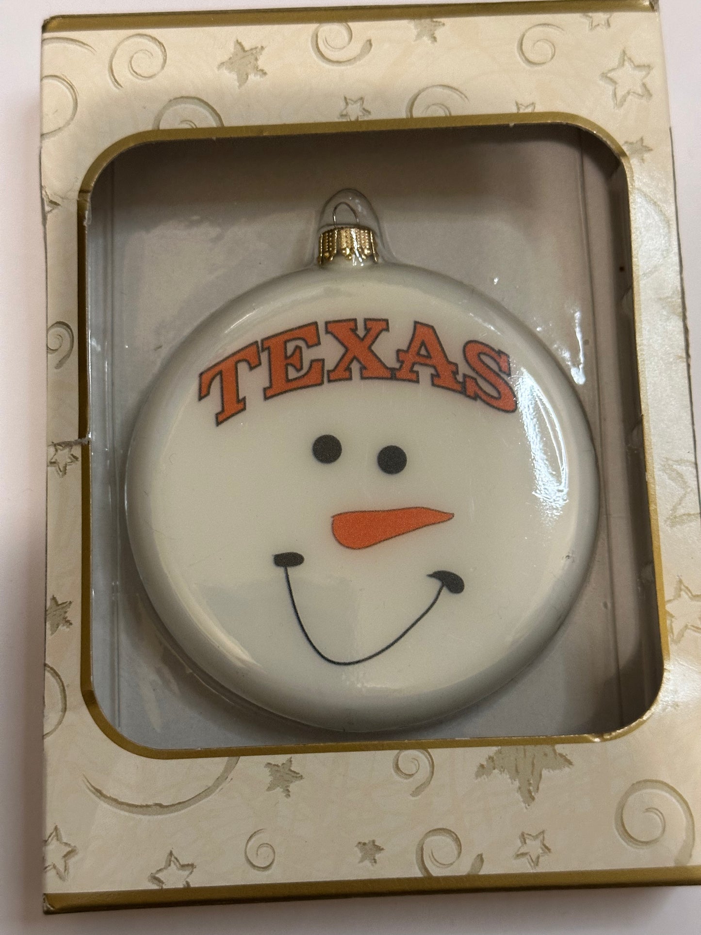Texas Longhorn Christmas Ornament