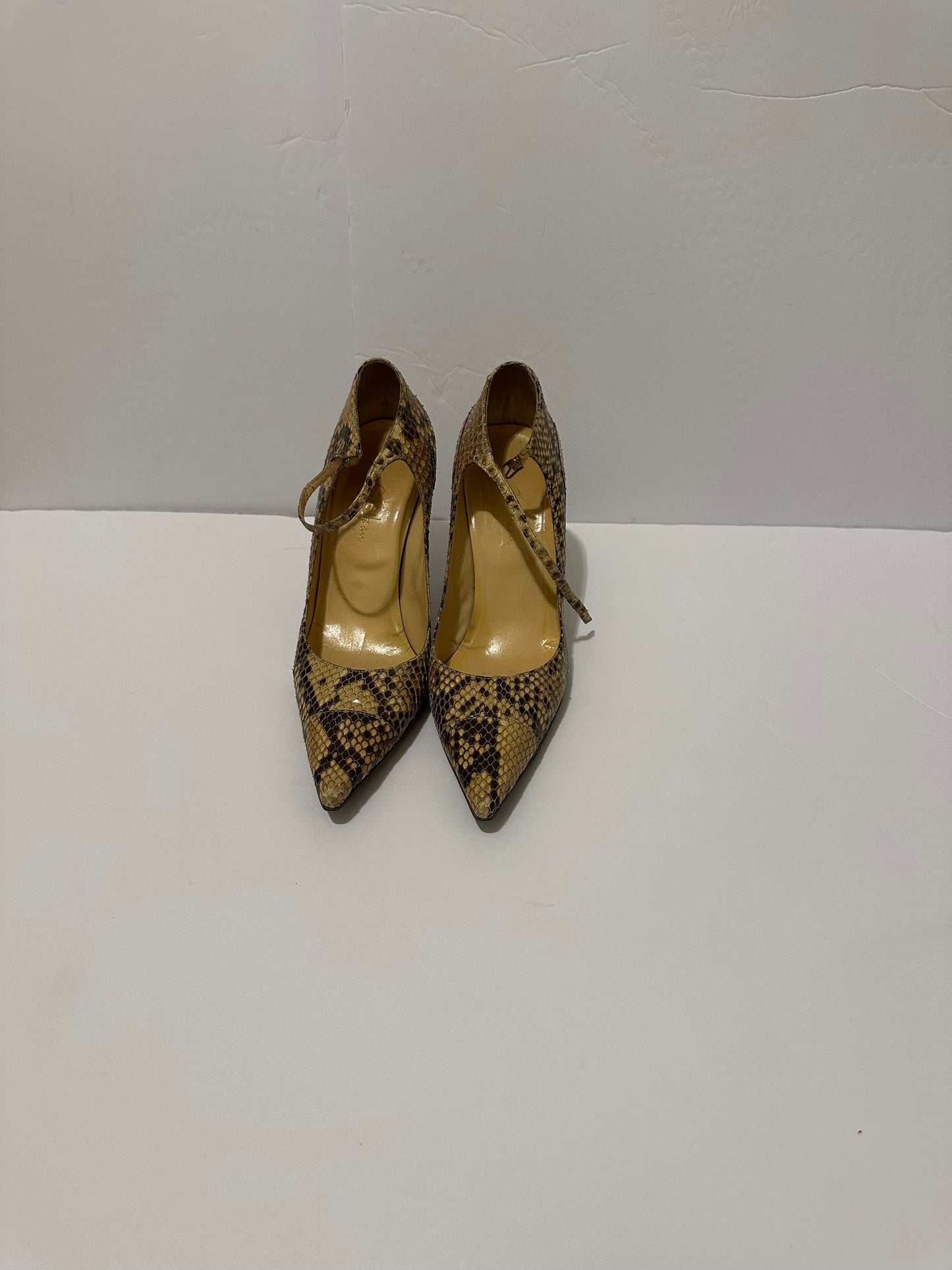COLE HAAN SNAKE PUMPS