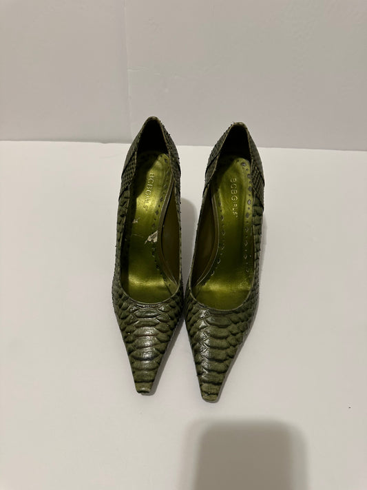 Cole Haan Green Snake Heels